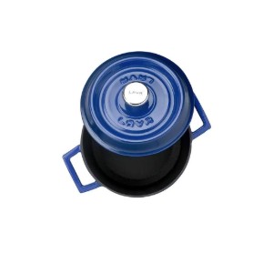 Cazo, gama "Trendy", hierro fundido, 14 cm, azul - marca LAVA