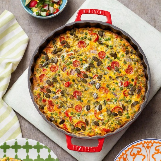 Ronde ovenschaal, 30 cm / 2,72 l, rood - LAVA