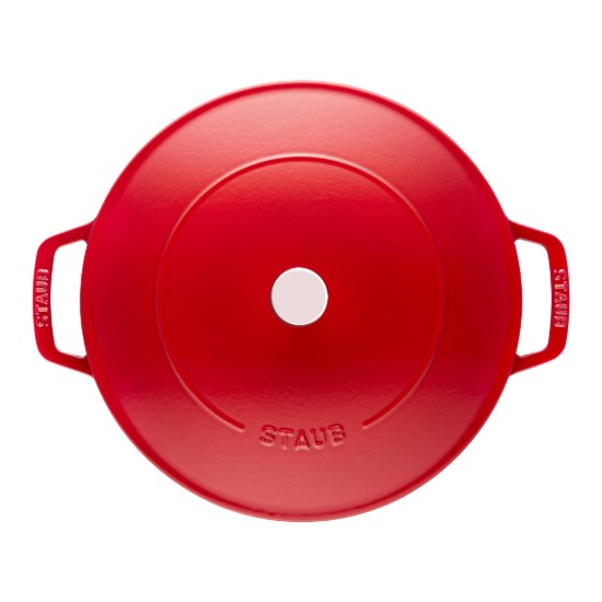 Chistera Kochtopf, Gusseisen, 28 cm, Cherry - Staub