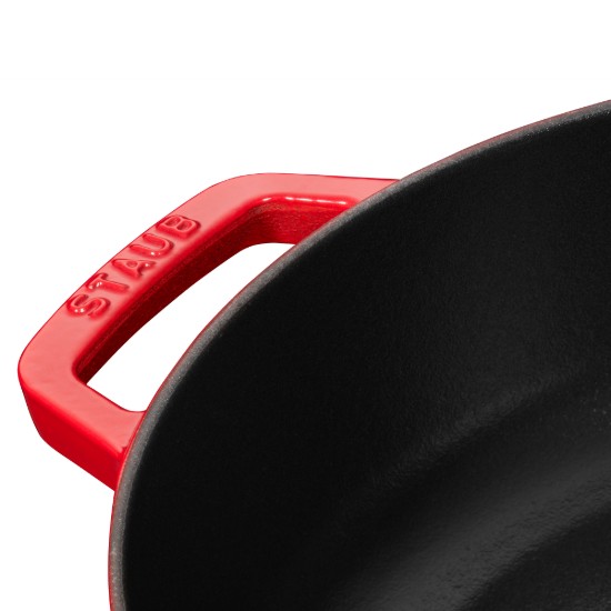 Chistera Kochtopf, Gusseisen, 28 cm, Cherry - Staub