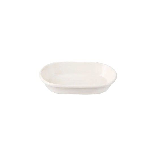Oval Alumilite Line platter for salad 15 x 9 cm - Porland 
