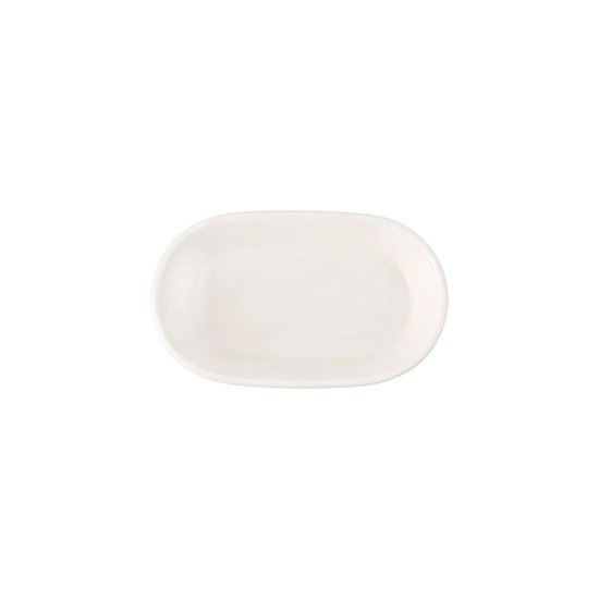 Oval Alumilite Line platter for salad 15 x 9 cm - Porland 