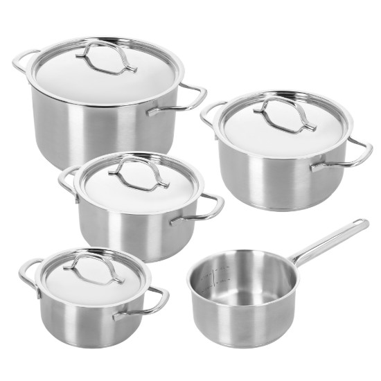 9-piece cookware set, stainless steel, "Resto 3" - Demeyere