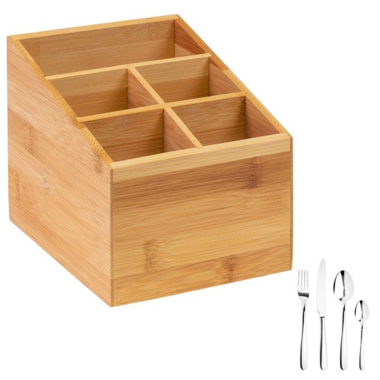 Söögiriistade hoidja, 5 sektsiooni, bambus, "Tapas + Sõbrad" - Westmark