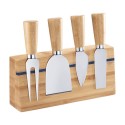 Set di coltelli per formaggio, 5 pezzi, acciaio inossidabile - Westmar