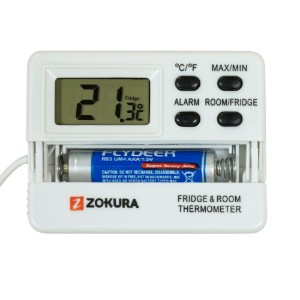 Termômetro digital para geladeira/freezer e uso em ambientes - Zokura