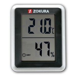 Termômetro e higrômetro digitais - Zokura