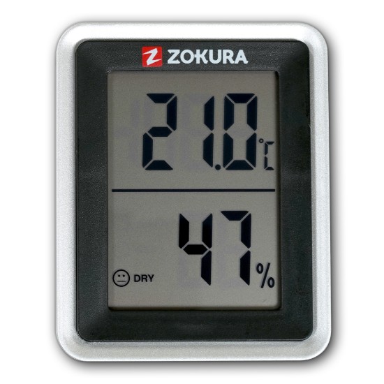Termômetro e higrômetro digitais - Zokura