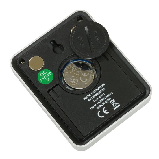 Termômetro e higrômetro digitais - Zokura