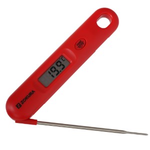Termômetro digital de cozinha, vermelho - Zokura