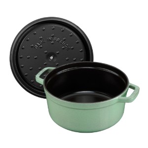 Cocotte keedupott, malmist, 26 cm / 5,2 L, Sage - Staub