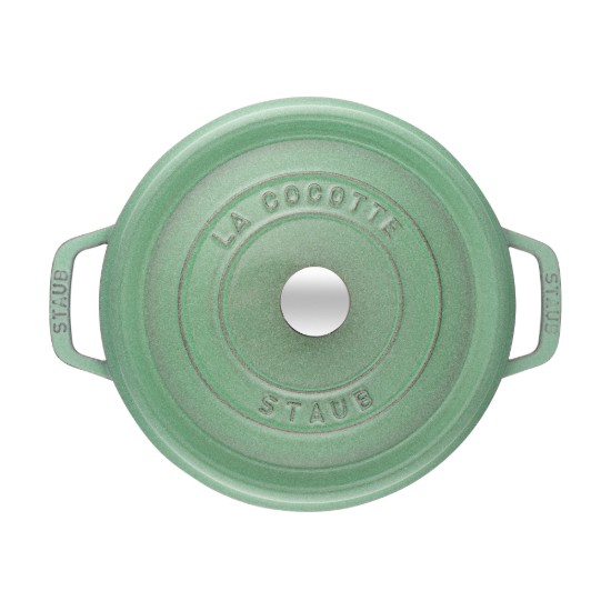 Cocotte keedupott, malmist, 26 cm / 5,2 L, Sage - Staub