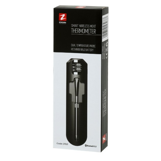 Termômetro inteligente sem fio para carne - Zokura