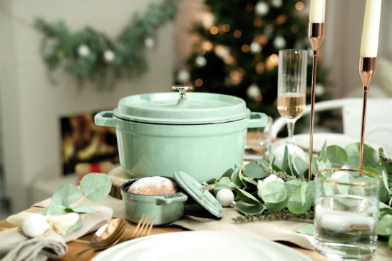 Cocotte keedupott, malmist, 24 cm / 3,7 L Sage - Staub