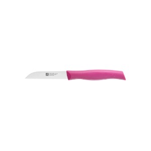 Kniv for skrelling av frukt og grønnsaker, 8 cm, "TWIN Grip", rosa - Zwilling