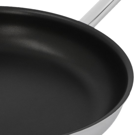 Poêle antiadhésive, inox, 32 cm, "ControlInduc Pro X" - Demeyere
