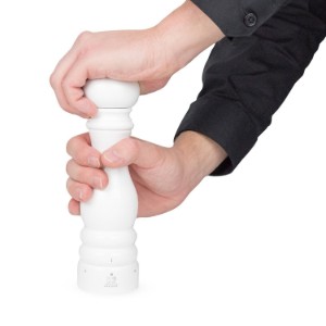 Saltkvarn, 22 cm, "Paris u'Select Z", White Lacquered - Peugeot