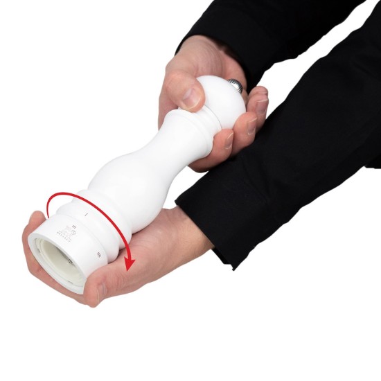 Saltkvarn, 22 cm, "Paris u'Select Z", White Lacquered - Peugeot