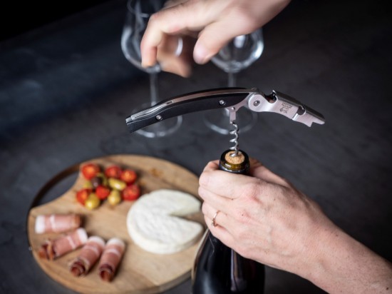 Sacacorchos, 13 cm, "Malbec", Negro - Peugeot