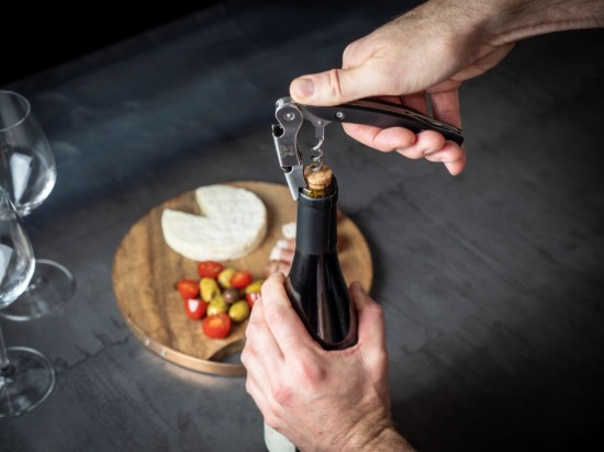 Sacacorchos, 13 cm, "Malbec", Negro - Peugeot