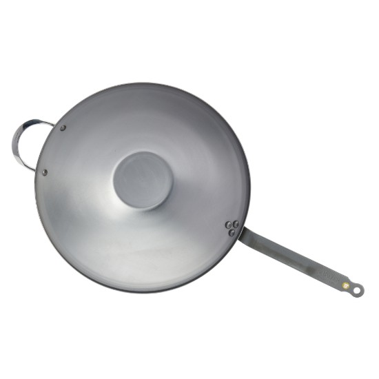 "Mineral B" wok pan, steel, 40 cm  - "de Buyer" brand