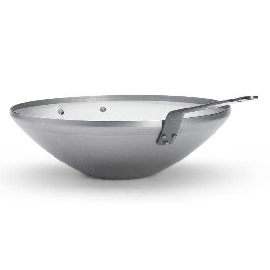 "Mineral B" wok pan, steel, 40 cm  - "de Buyer" brand