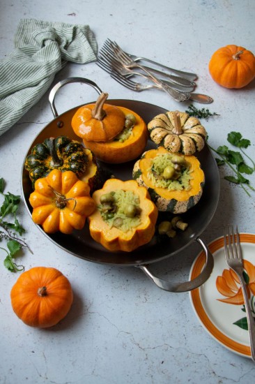 Patelnia do paelli, stalowa, 32 cm, „Mineral B” - de Buyer