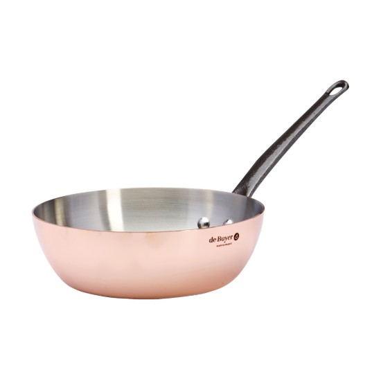 Sauté pan, copper-stainless steel, 24 cm/2.9 l, "Inocuivre First Classe" - de Buyer
