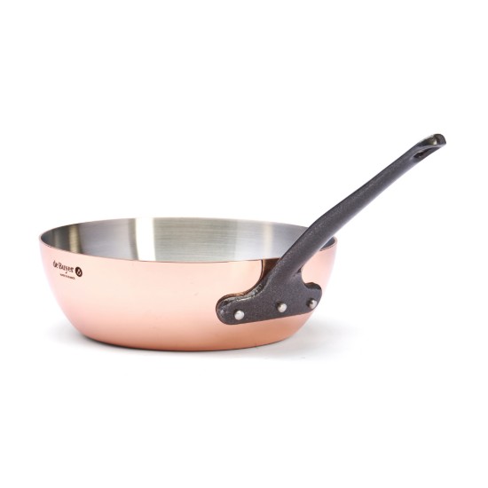 Sauté pan, copper-stainless steel, 24 cm/2.9 l, "Inocuivre First Classe" - de Buyer