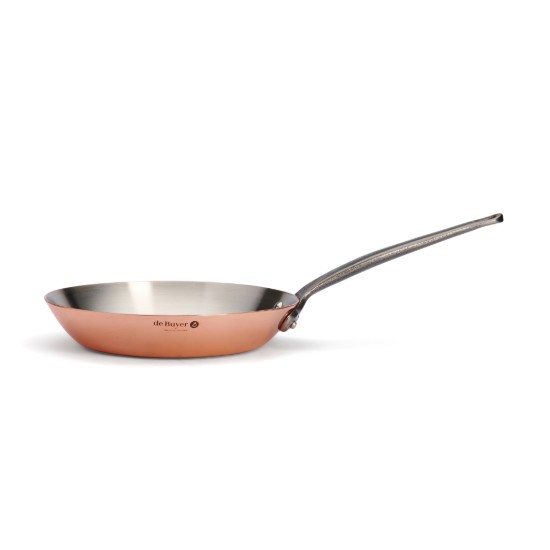 Fry pan, 24 cm, "Inocuivre First Classe", copper - stainless steel - de Buyer