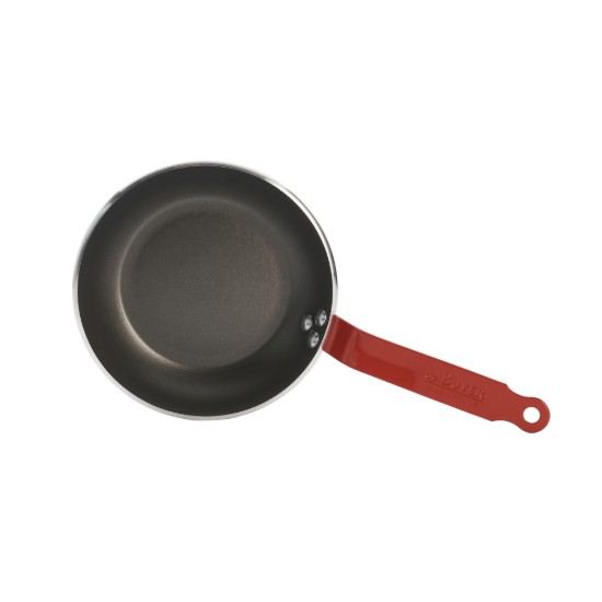 Panvica s nepriľnavým povrchom, 20 cm, "CHOC HACCP", červená - de Buyer