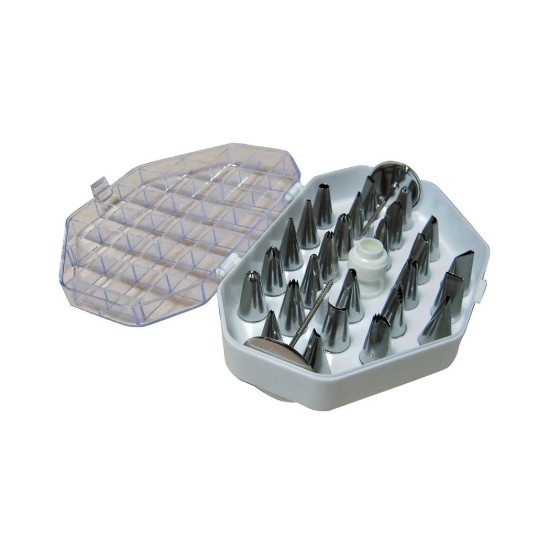 Zestaw 29 elementów do dekoracji tortów - de Buyer