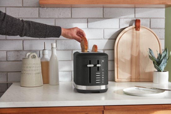 2 bölmeli tost makinesi, 980W, Cast Iron Black - KitchenAid