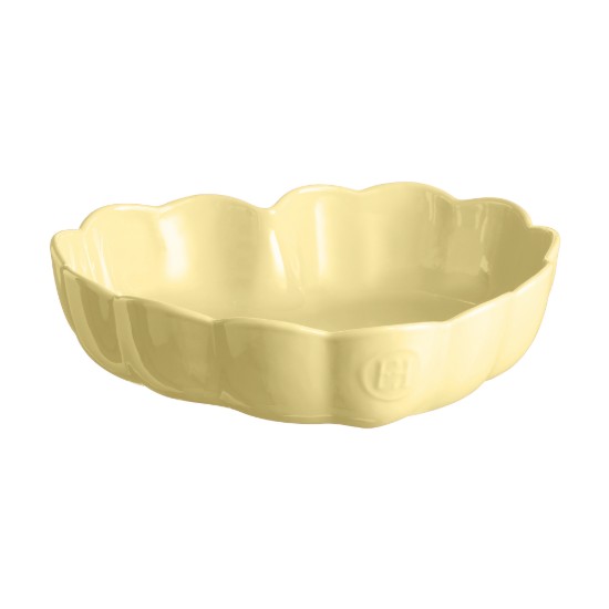 Sirds formas cepamtrauks, keramika, 26,5x24,5cm/1,8L, Vanilla - Emile Henry