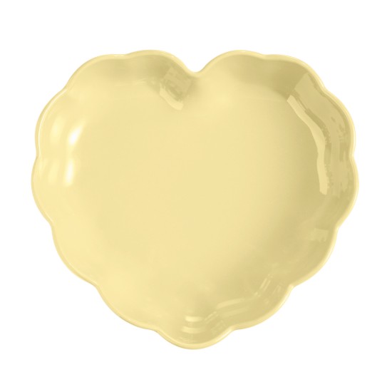 Sirds formas cepamtrauks, keramika, 26,5x24,5cm/1,8L, Vanilla - Emile Henry