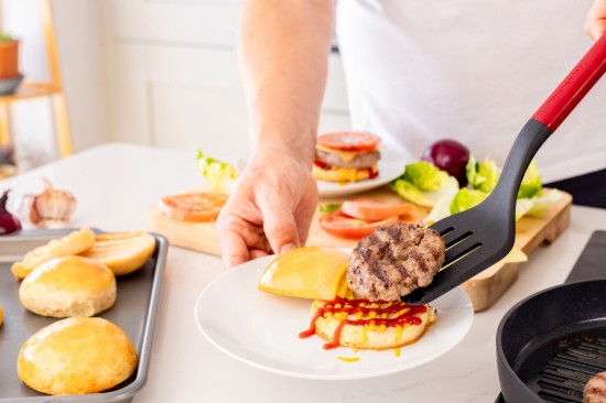 Spatule avec fentes, plastique, 34 cm, "Classic", Empire Red - KitchenAid