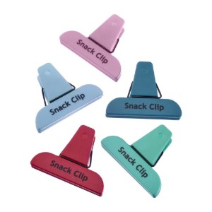 Çantalar, plastik, "Fresh" için 5 renkli klipsli set - Westmark