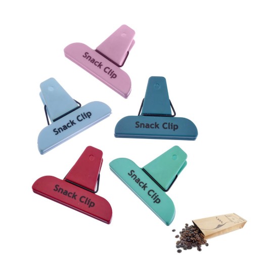 Set ta' 5 klipps bil-kulur għal borżijiet, plastik, "Fresh" - Westmark