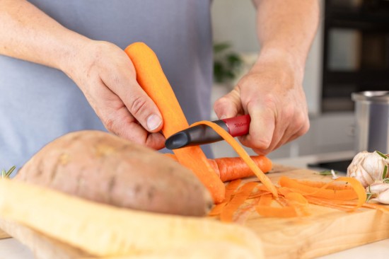 Éplucheur en acier inoxydable, 20 cm, "Classic", Empire Red - KitchenAid