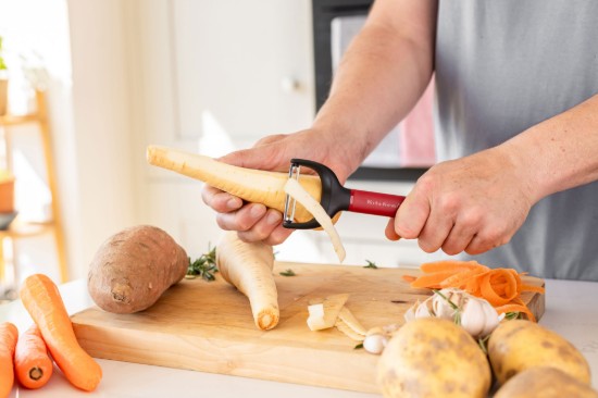 Éplucheur en acier inoxydable, 17,5 cm, "Classic", Empire Red - KitchenAid