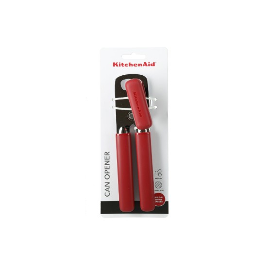 Ouvre-boîte 2 en 1, acier inoxydable, Empire Red - KitchenAid