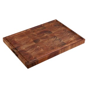 Schneidebrett aus Akazienholz, 50 x 35 cm, 3,5 cm dick - Kesper