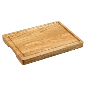 Schneidebrett aus Holz, 38,5 x 27,5 cm, 3,5 cm dick - Kesper