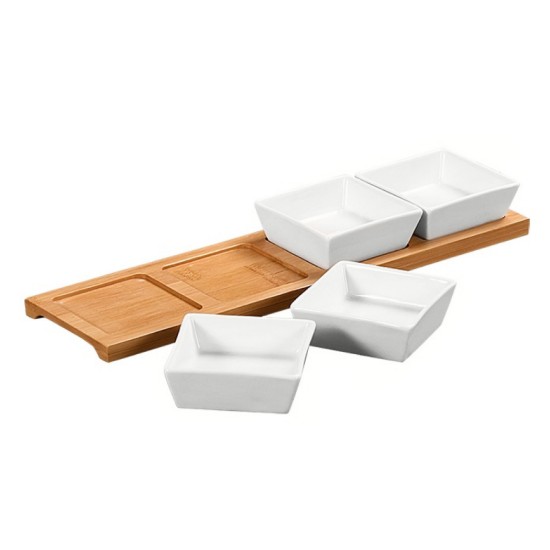 Комплект за сервиране на предястия, 5 части, порцелан - Kesper