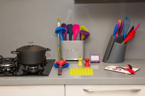 Scíth spúnóg, silicone, 12 cm - Colourworks