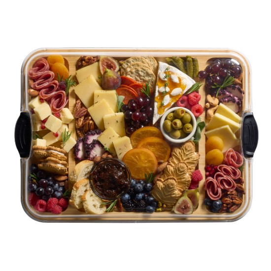 Tarjoilulautanen, kansi, bambu, 30,5 x 40,5 cm - Farberware