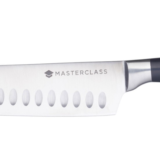 Santoku kés, rozsdamentes acél, 26 cm, "EdgeKeeper" - MasterClass