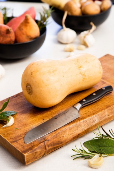 Santoku kés, rozsdamentes acél, 26 cm, "EdgeKeeper" - MasterClass