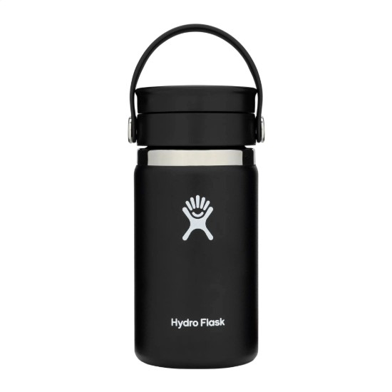 Stainless steel thermal insulating bottle, 355ml, "Wide Sip", Black - Hydro Flask