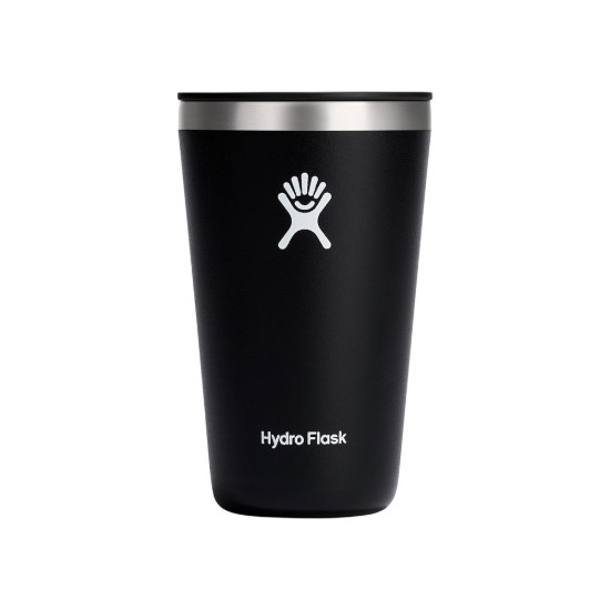 Thermally insulated tumbler, stainless steel, 470ml, 'All Around', Black - Hydro Flask